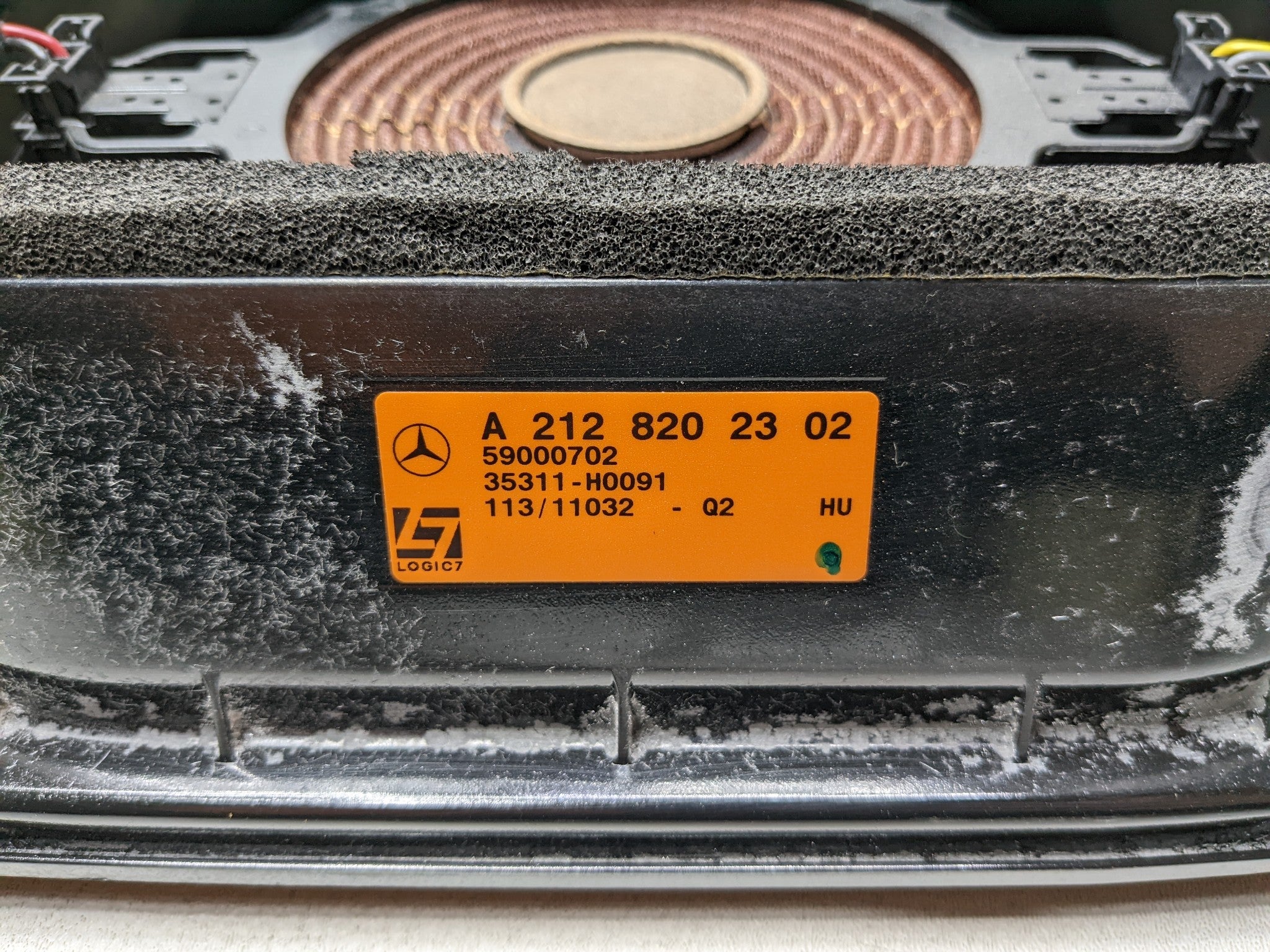 2012 - 2018 MERCEDES-BENZ CLS550 OEM SUBWOOFER SPEAKER REAR AUDIO SOUND SYSTEM