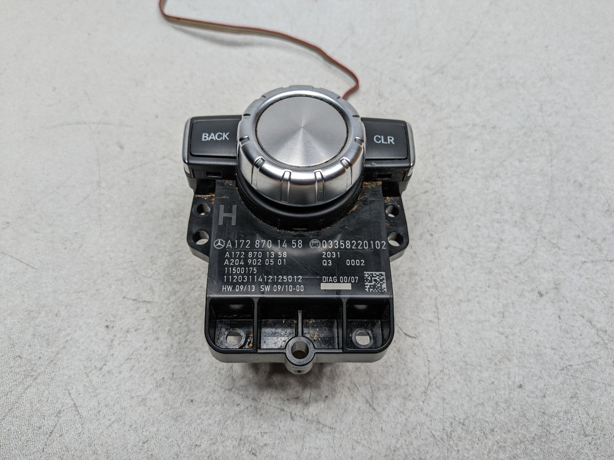 2012 - 2018 MERCEDES-BENZ CLS550 OEM CENTER CONSOLE HEAD UNIT KNOB MULTI SWITCH