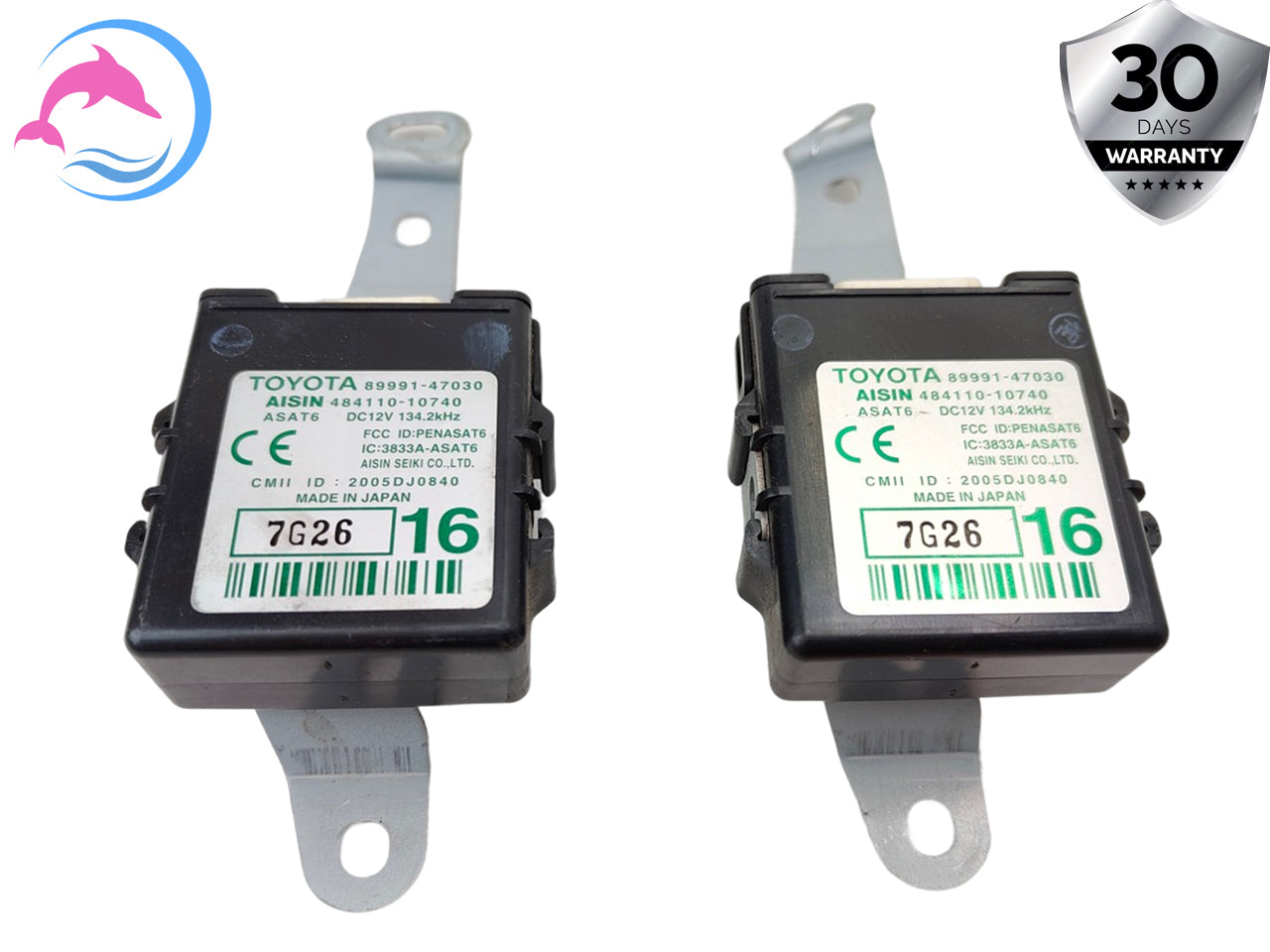 05-09 OEM TOYOTA PRIUS FRONT LEFT AND RIGHT SIDE DOOR OSCILLATOR CONTROL MODULE