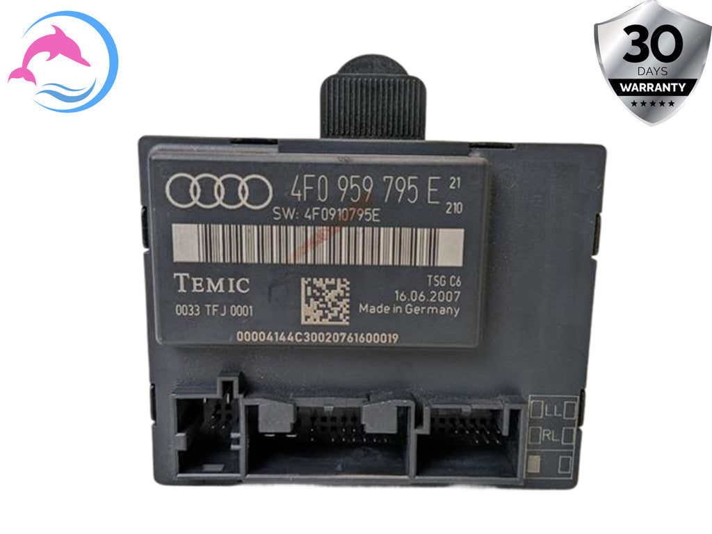 2004 - 2011 OEM AUDI A6 REAR LEFT SIDE DOOR CONTROL COMPUTER MODULE UNIT