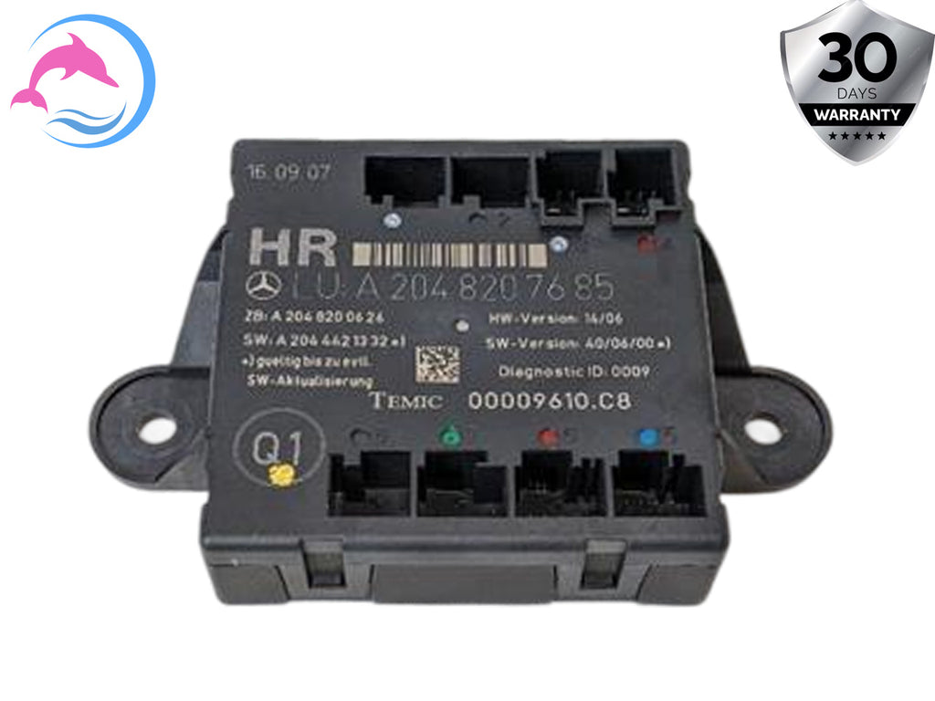 2008 - 2015 OEM MERCEDES BENZ C300 REAR RIGHT SIDE DOOR CONTROL MODULE UNIT