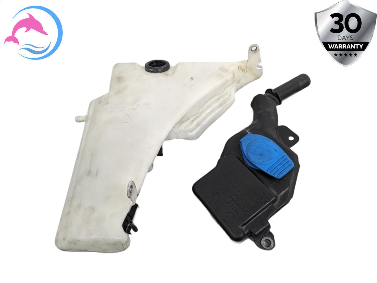 2008 - 2012 OEM AUDI A5 FRONT AND LOWER WINDSHIELD WIPER RESERVOIR TANK ASSEMBLY