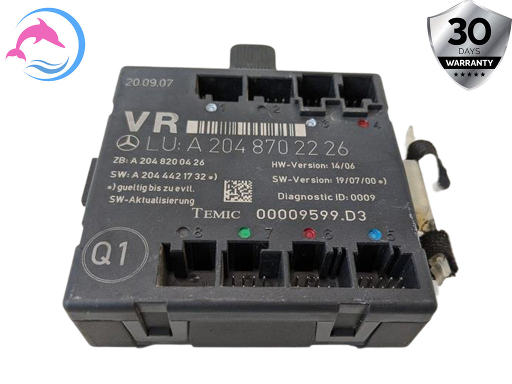 2008 - 2014 OEM MERCEDES-BENZ C300 FRONT RIGHT PASSENGER DOOR CONTROL MODULE