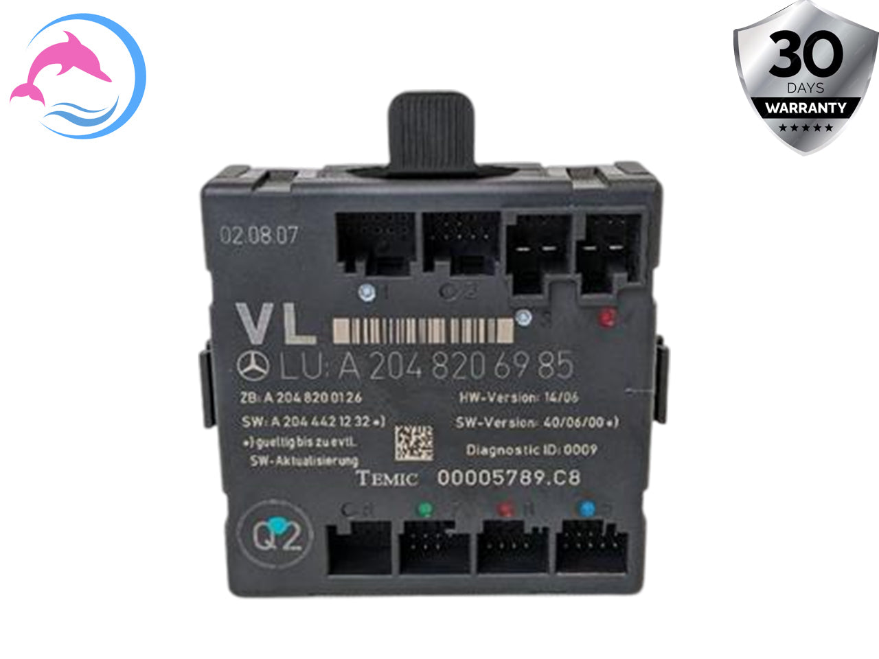 2008 - 2015 OEM MERCEDES BENZ C300 FRONT LEFT DOOR CONTROL MODULE UNIT