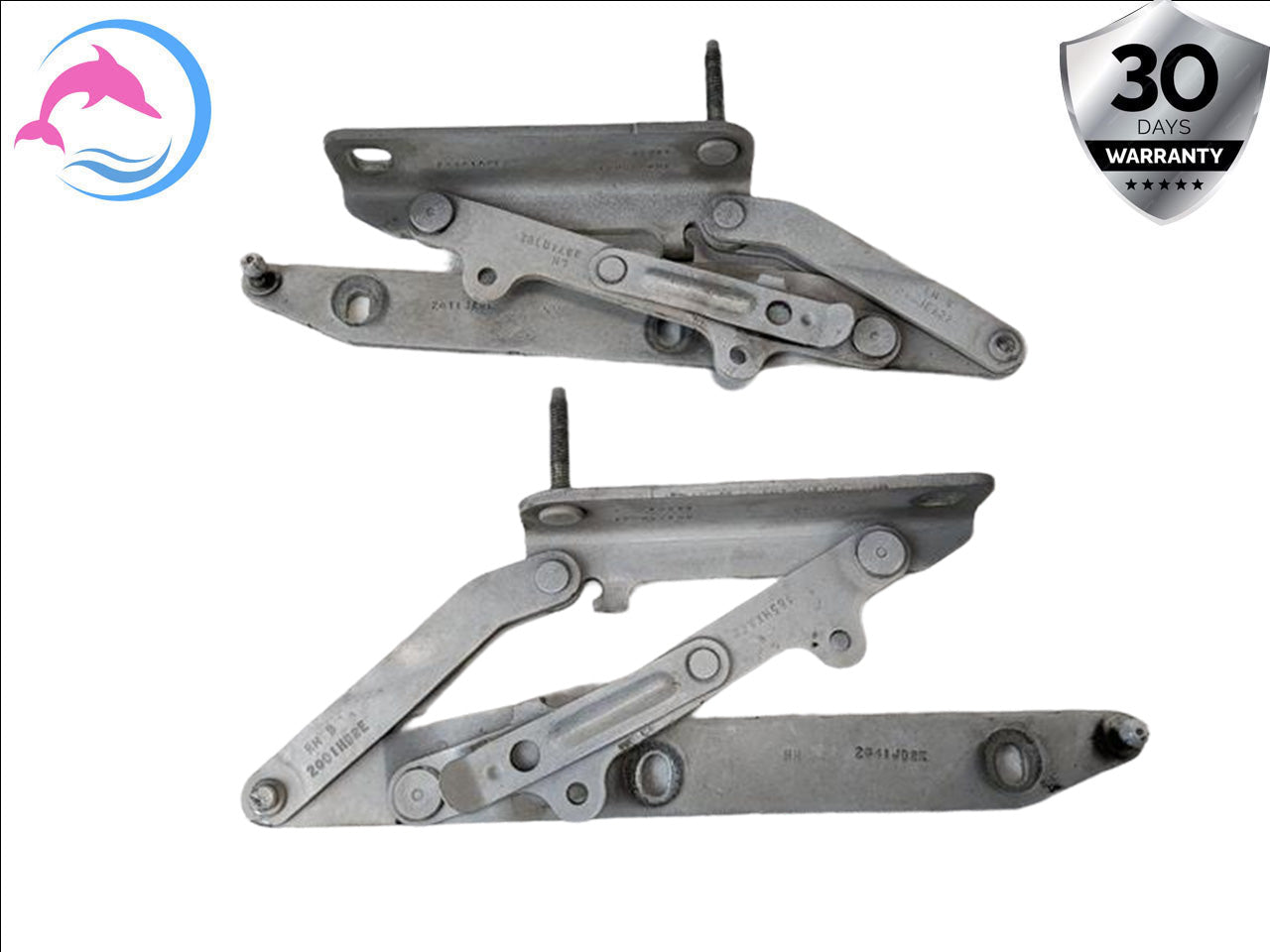 2010 - 2013 OEM LAND ROVER RANGE ROVER SPORT LEFT AND RIGHT HOOD HINGE PAIR SET